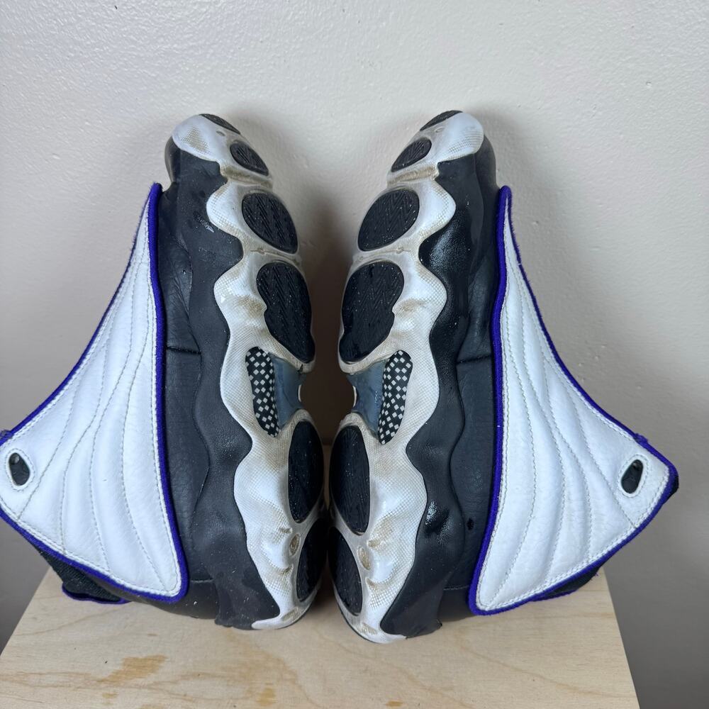 Kids Jordan Pro Strong White/Electro Purple/Black 4.5Y - Picture 7 of 8